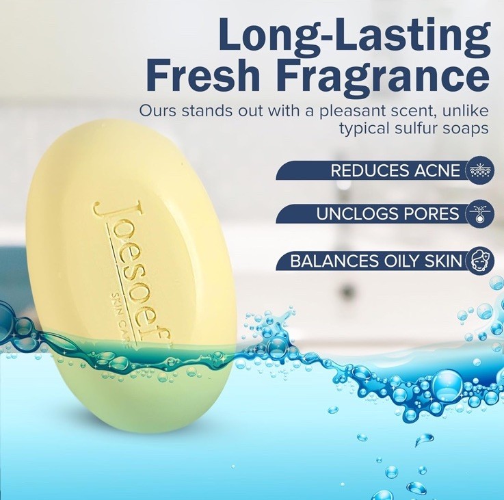 JOESOEF SKIN CARE Sulfur Soap for Acne Pharmaceutical Grade
