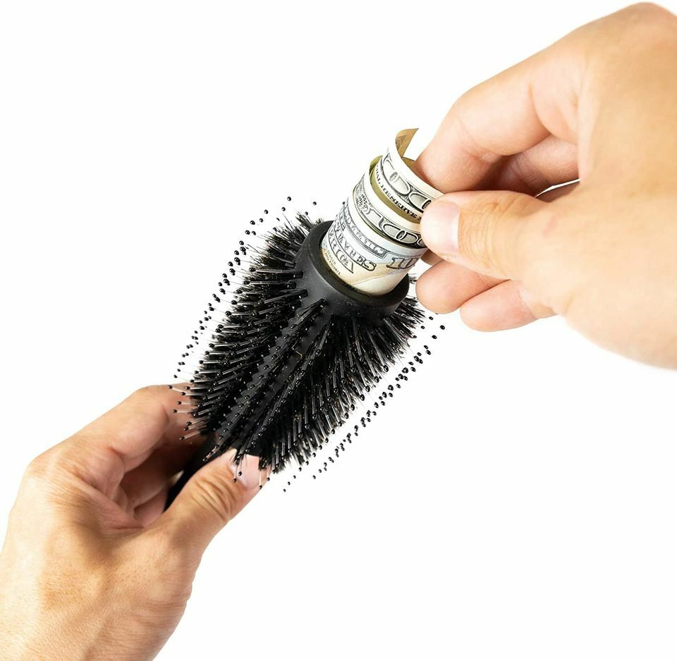 Hair Brush Diversion Stash Safe Decoy Safe Dorm Room safe Travel Safe