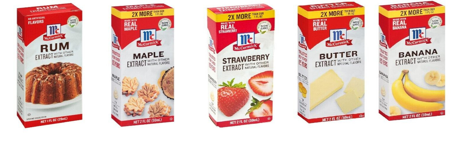 McCormick  Extract with Other Natural Flavors, 2 fl oz, Select Flavor