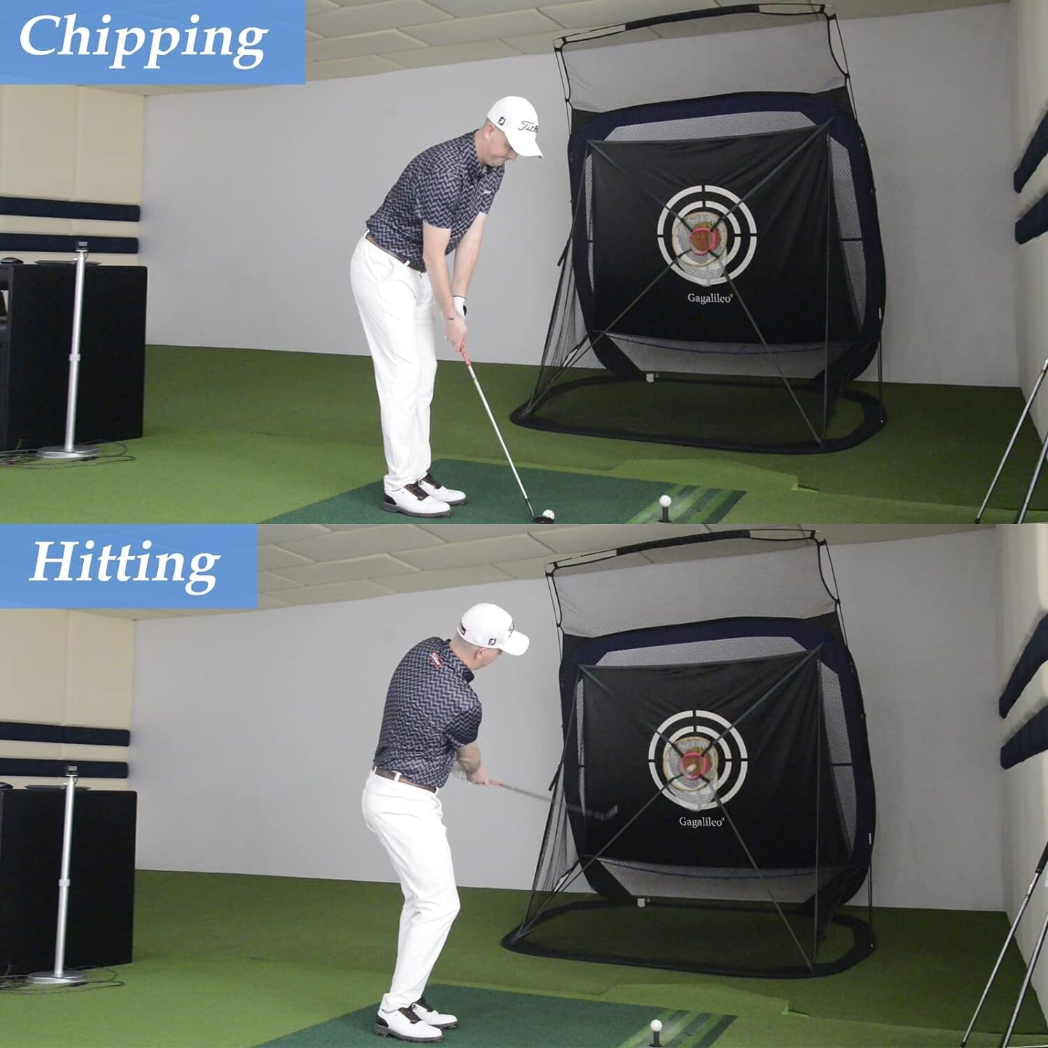 Galileo 9X7 Pop Up Golf Net Hitting Training Practice Net for Backyard