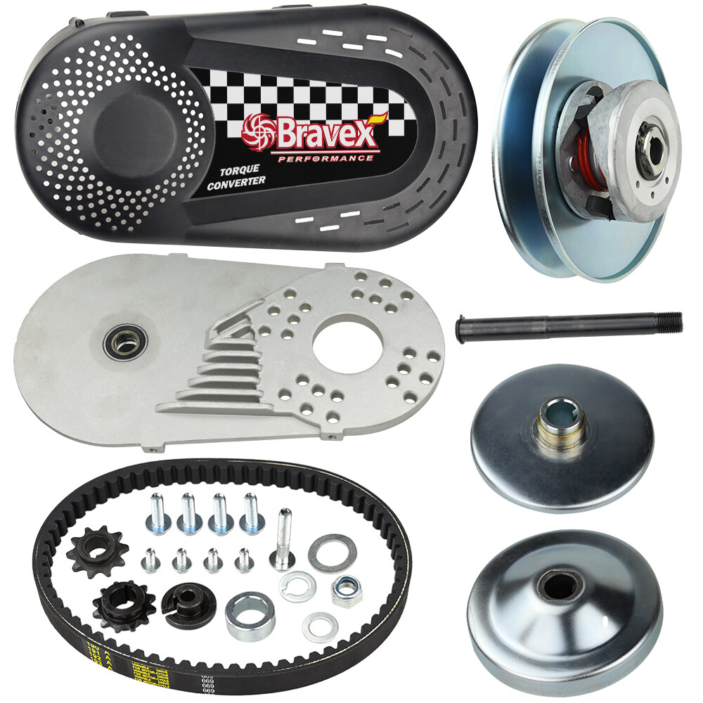 Torque converter 3 or 4 10t 30 Series Torque Converter Go Kart Clutch Set