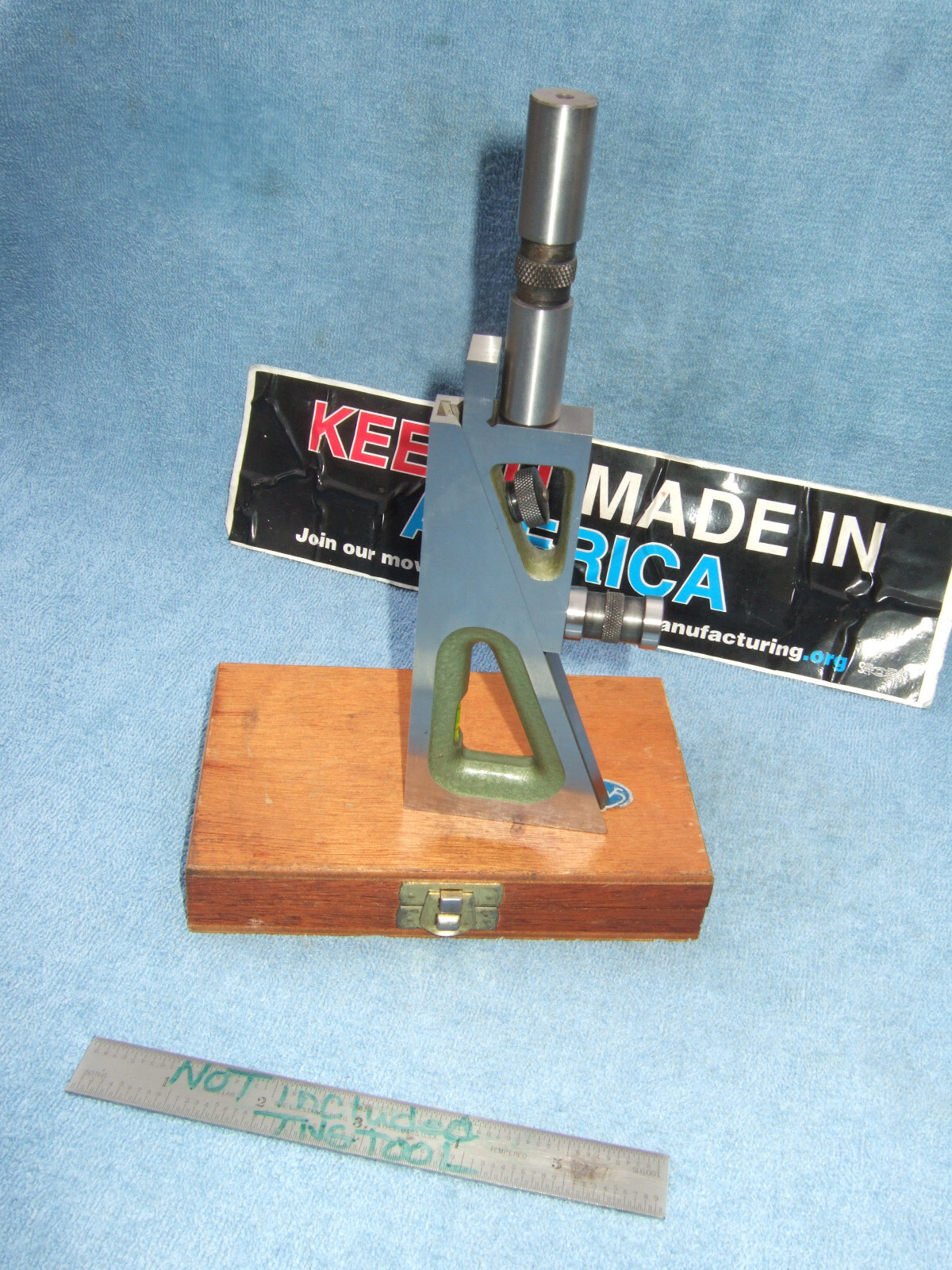 HELIOS GERMAN MADE PLANER GAGE W/CASE MACHINIST TOOLMAKER No.4 MANY MORE US HERE