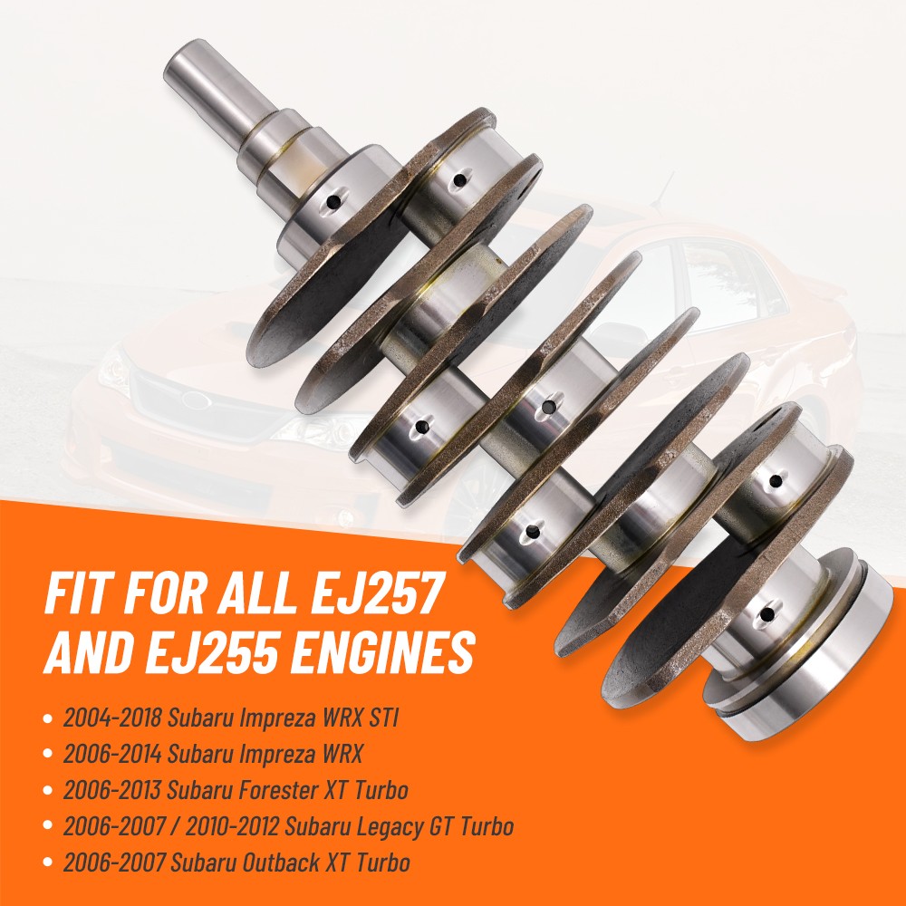 Crankshaft & Main +Rod Bearing for 2004-2018 Subaru Impreza EJ255 EJ257 WRX 2.5L
