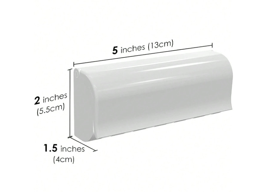 1pc Wall-Mounted Toothbrush Holder with Toothpaste Dispenser - No Drilling-NEW