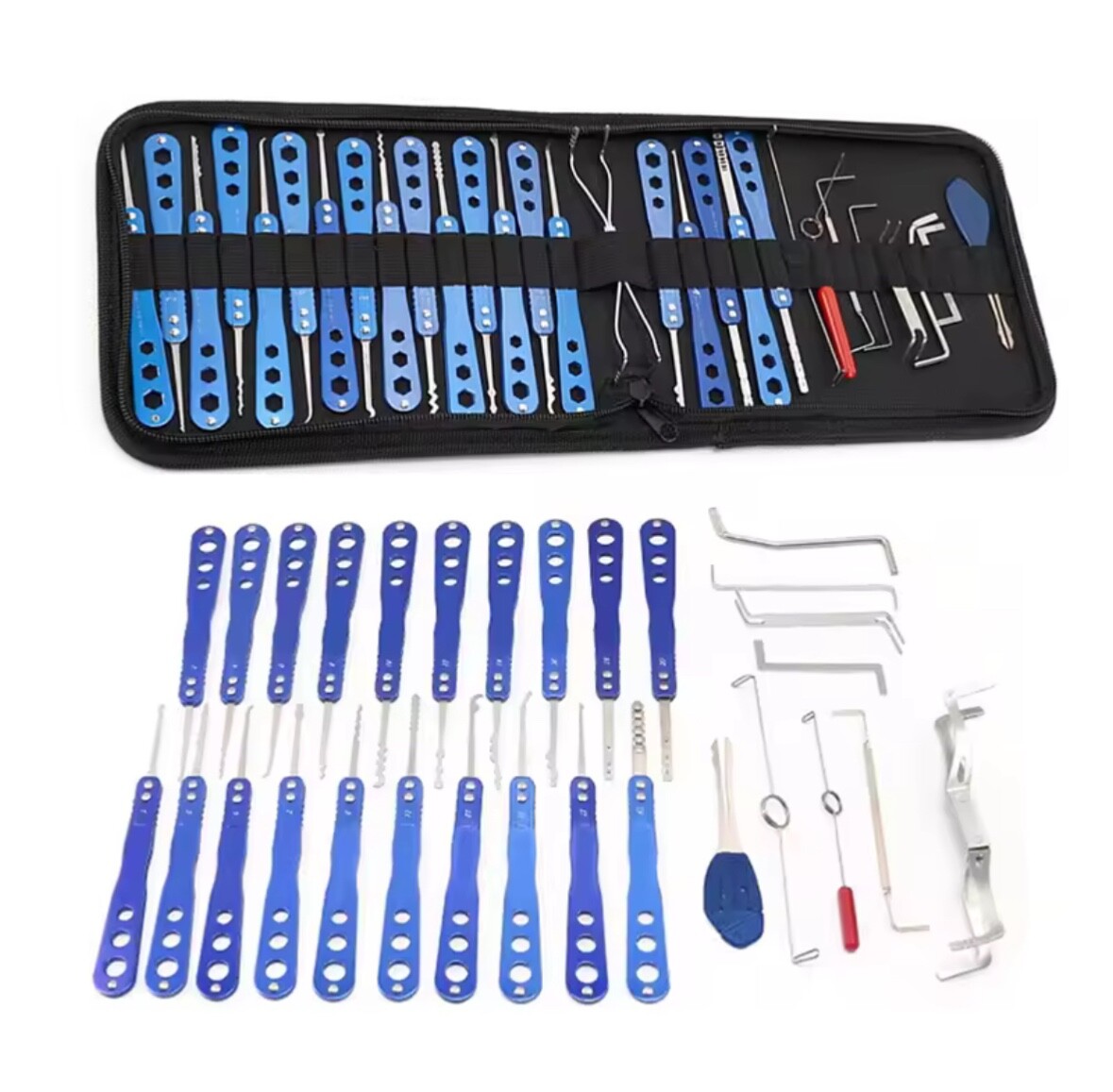 Broken Key Extractor Lock Pick Set 29pcs with Bag Repair Tool for Lock Cylinder