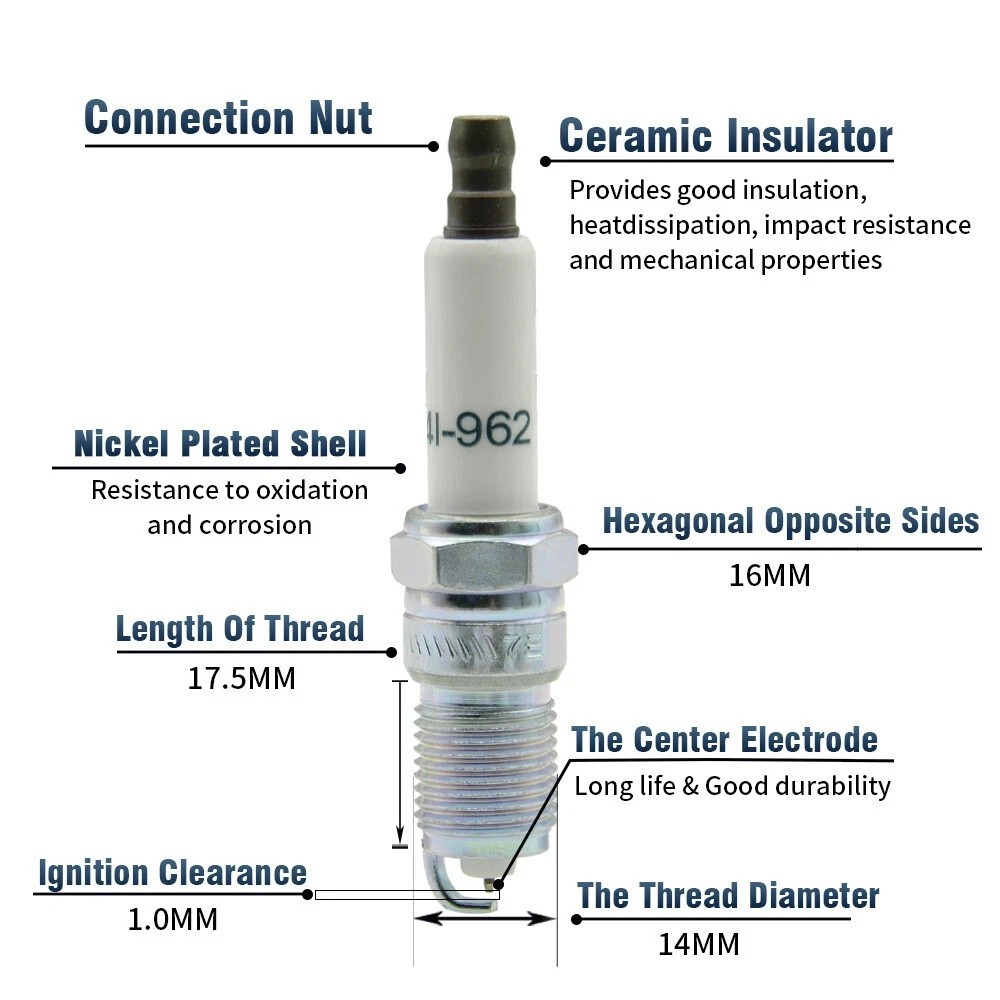 8 Pack Acdelco UF271 12558693 Ignition Coils For Chevy GMC 4.8L 5.3L 6.0L D581
