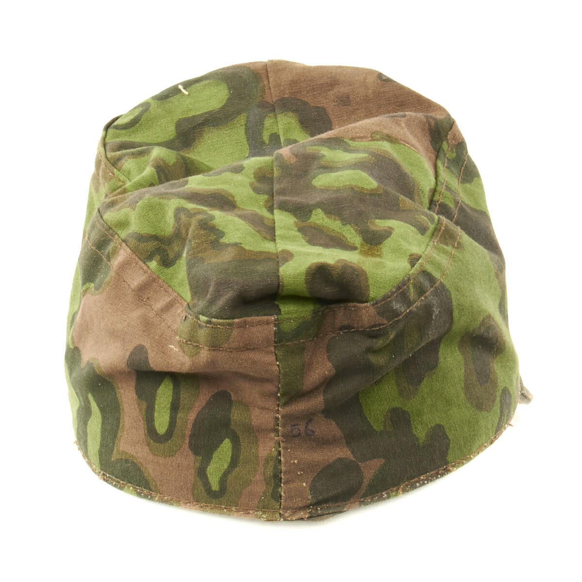 German WWII Reversible M43 Field Cap Oakleaf Pattern A Camouflage- 62cm US 7 3/4