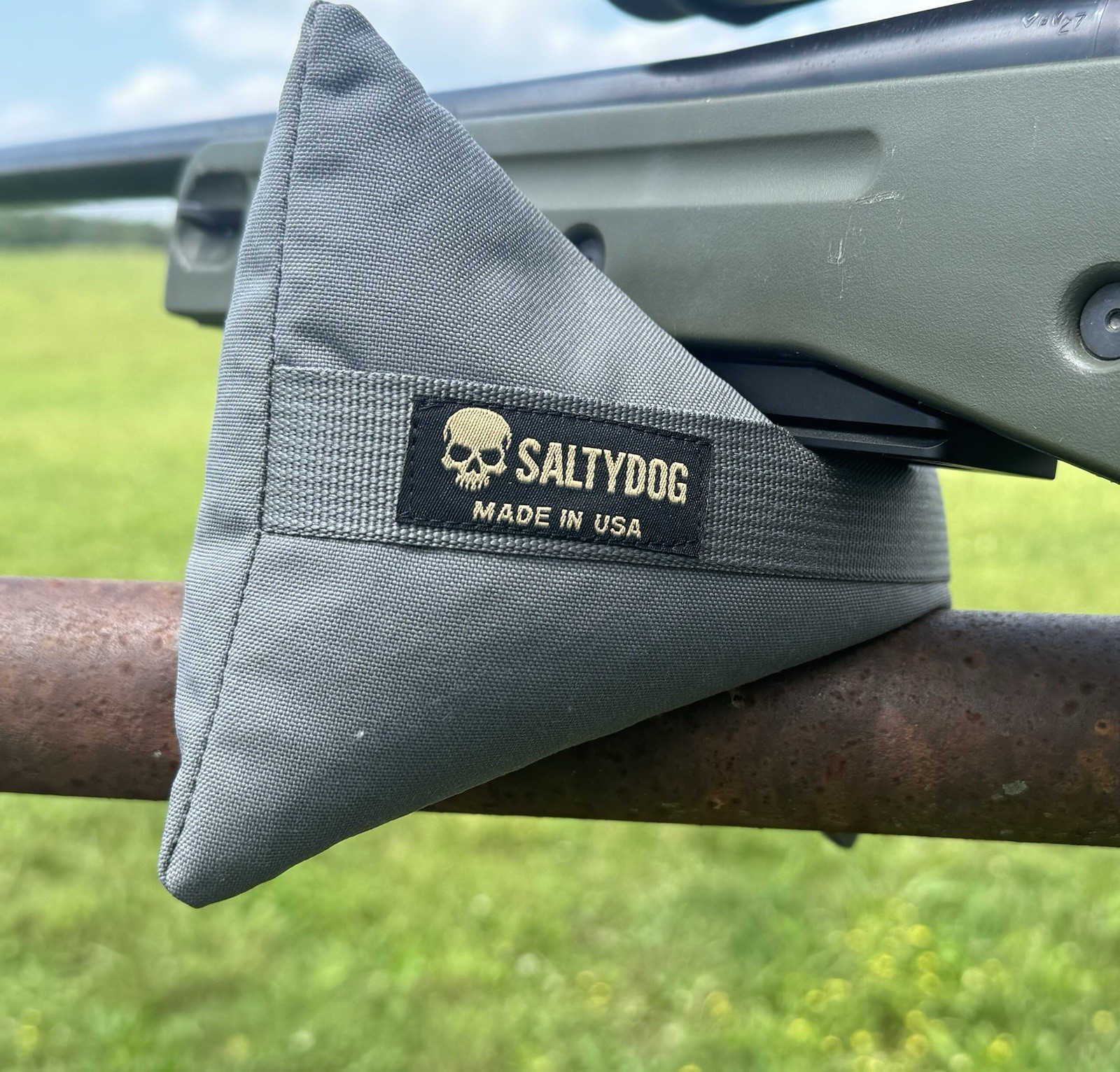 Ultra Light rear shooting squeeze bag Wolf Gray Camo