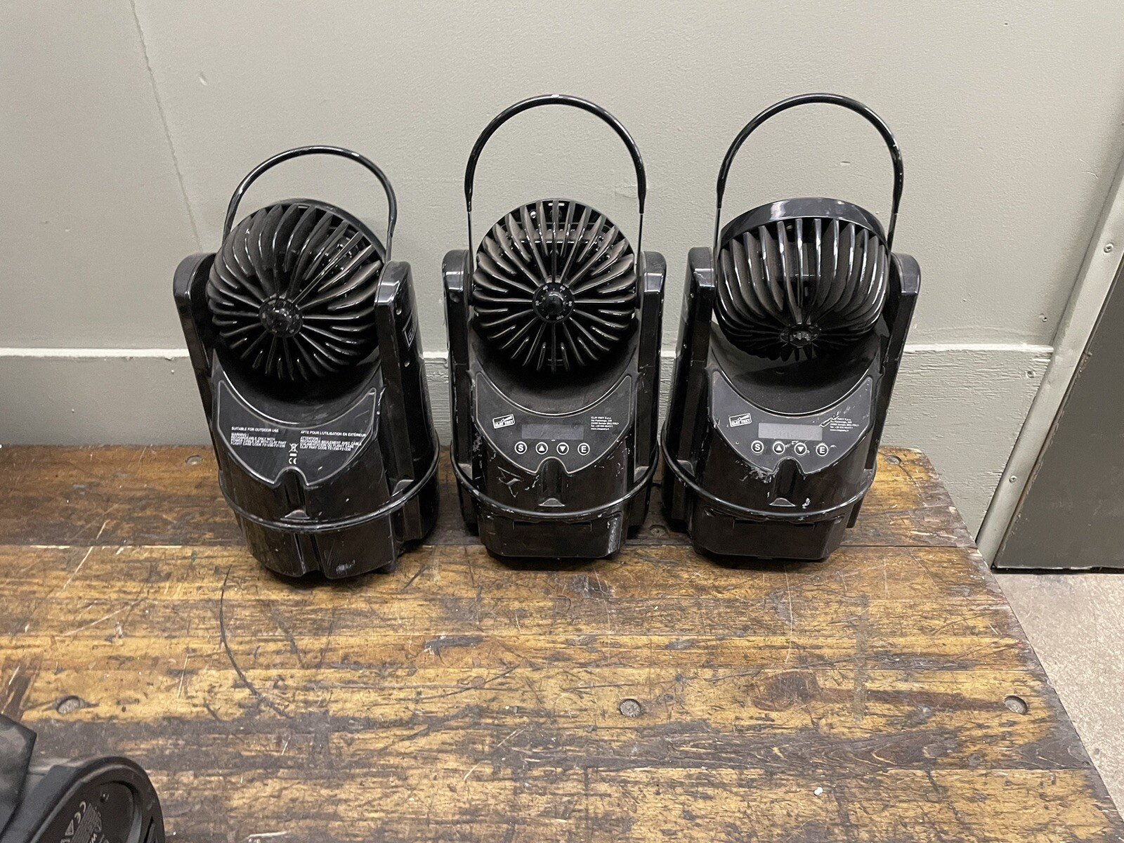 Clay Paky GlowUp TW Uplight Free Shipping Lot Of 3 UNTESTED