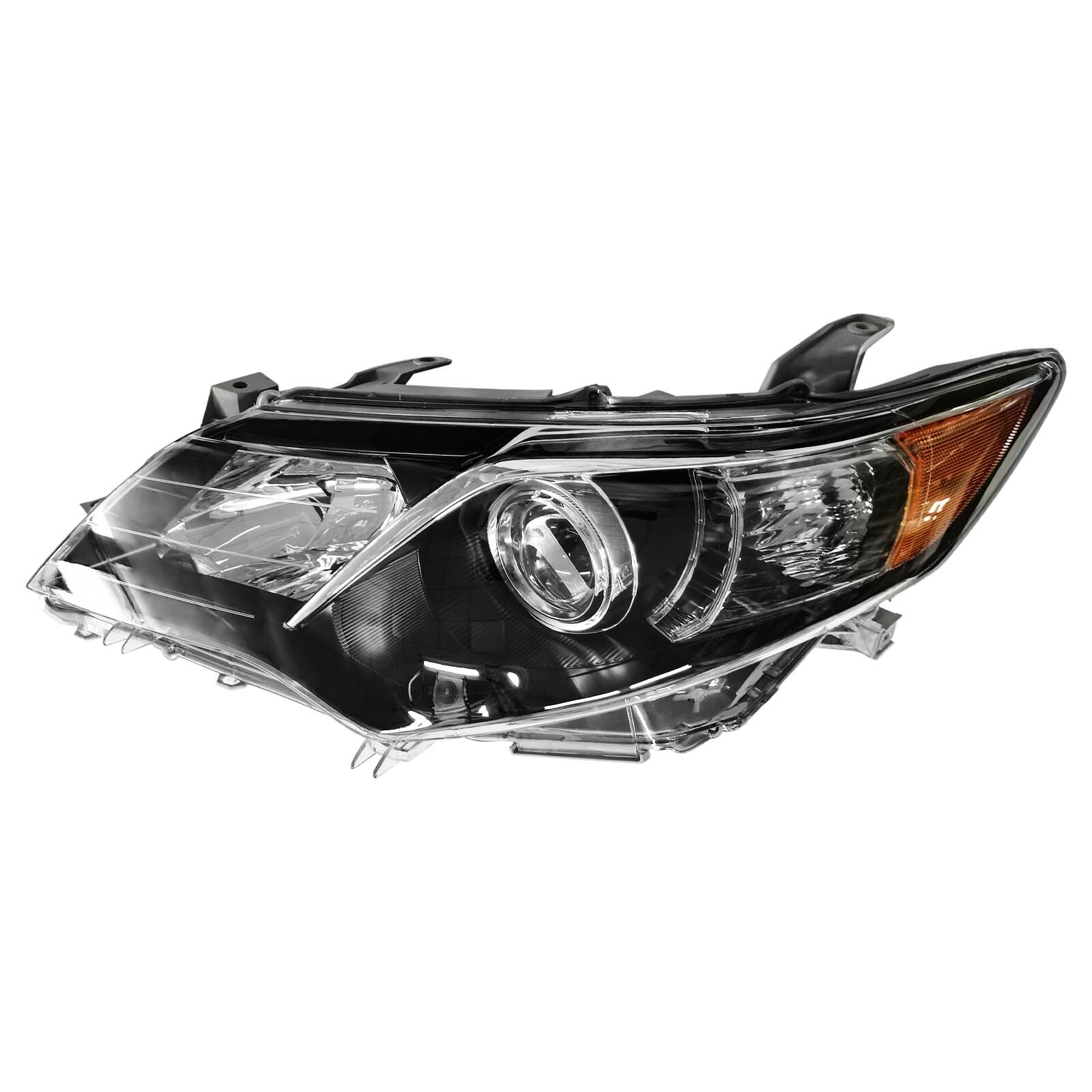 Fit 2012 2013 2014 Toyota Camry Halogen Projector Headlights Assembly Left&Right