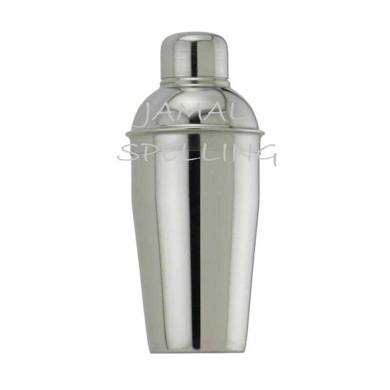 16 oz. TALL STAINLESS STEEL Martini Boston BAR SHAKER 3-Piece Cocktail Mixer Tin