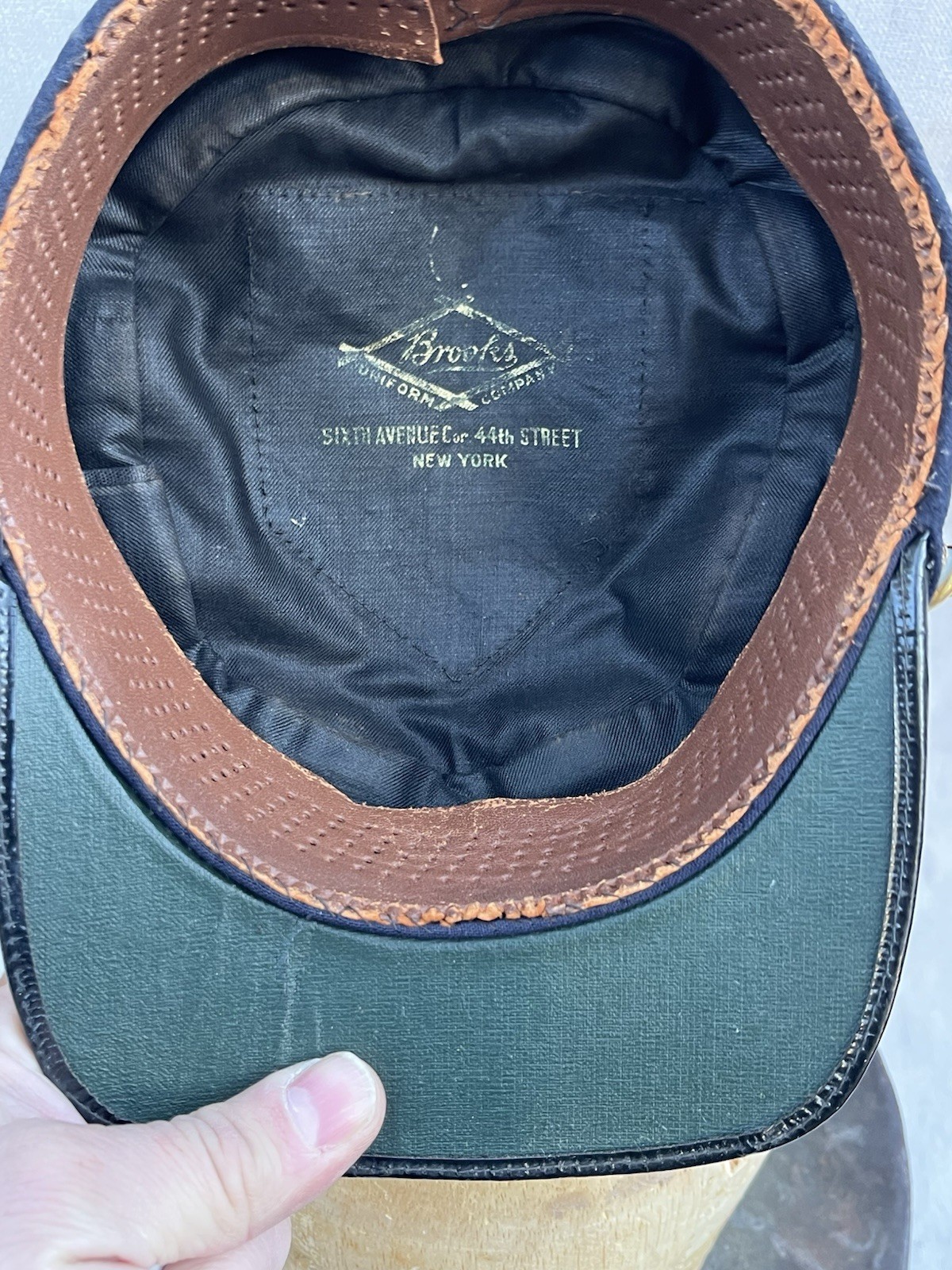 Original Rare Civil War US navy Kepi ANNAPOLIS MIDSHIPMAN'S Cap Hat Size Small