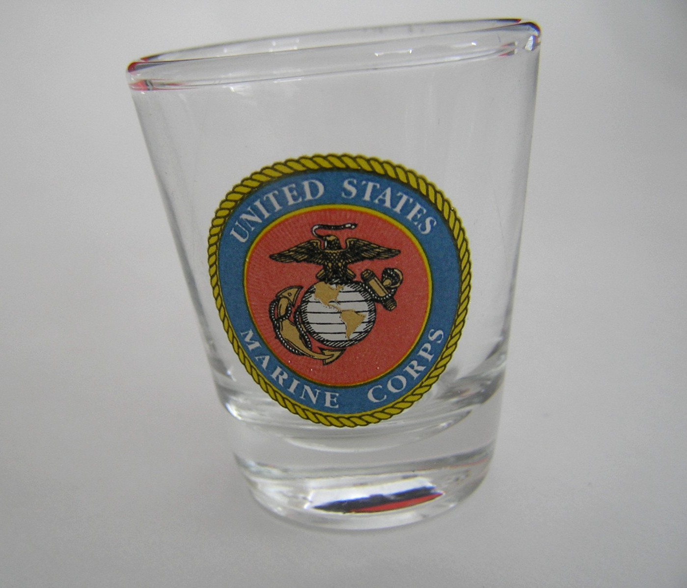 3 Shot Glasses: Nassau Bahamas, US Marine Corps Logo and Delta Gamma Sorority