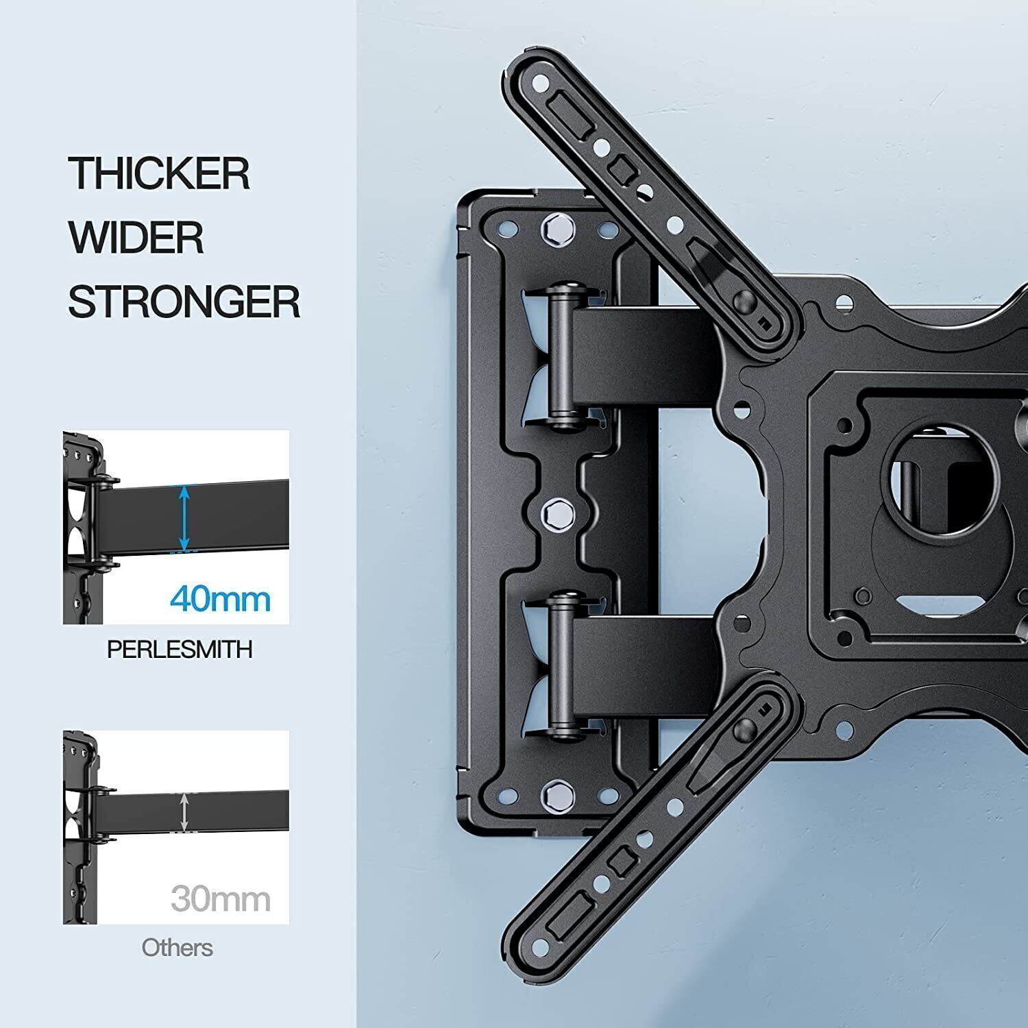 FULL MOTION LCD LED TV WALL MOUNT BRACKET SWIVEL TILT 32 37 39 40 42 46 47 50 55