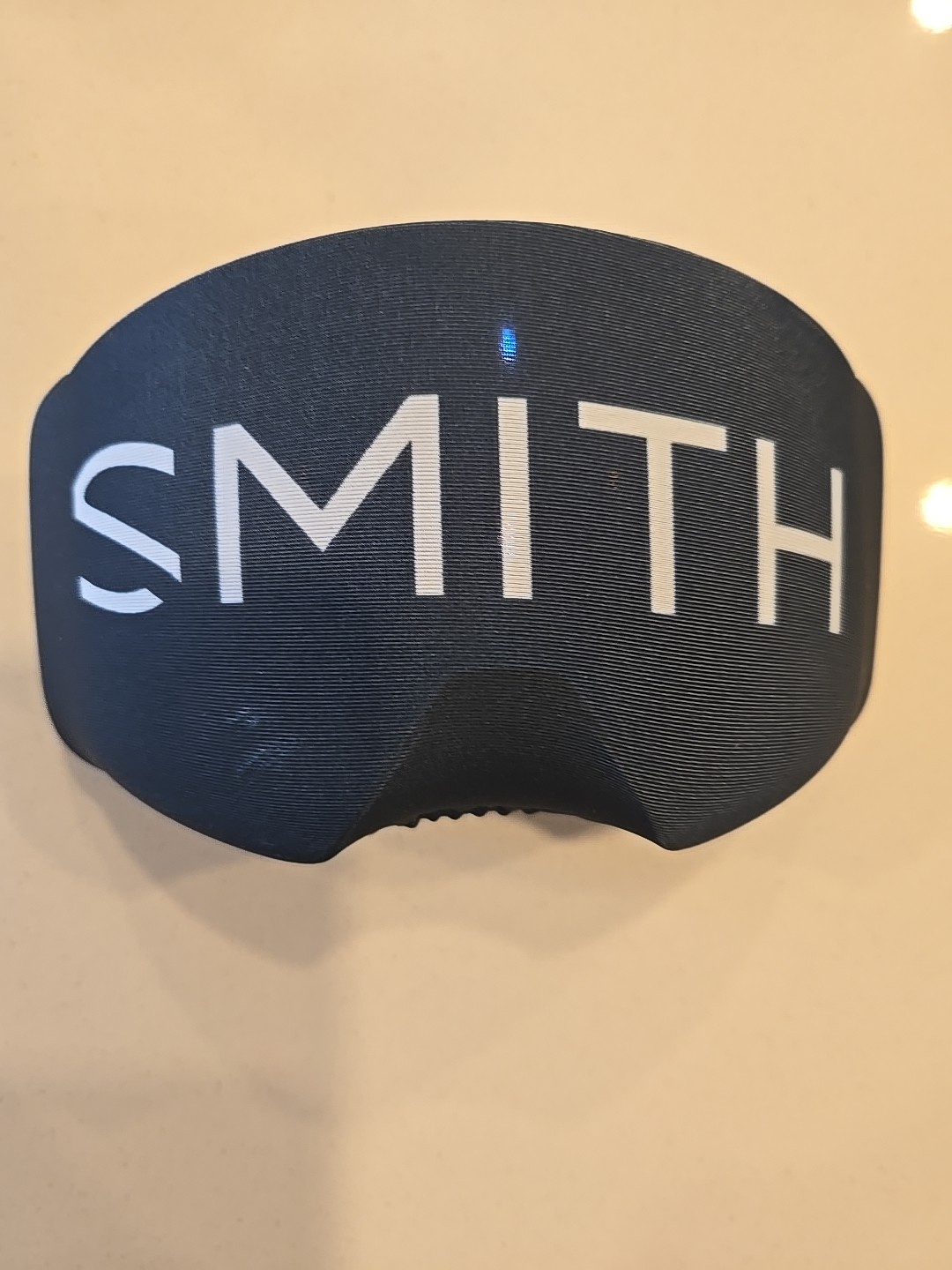 Smith 4D Mag Navy Goggles Chromapop Storm Rose Flash Lens Used Ski