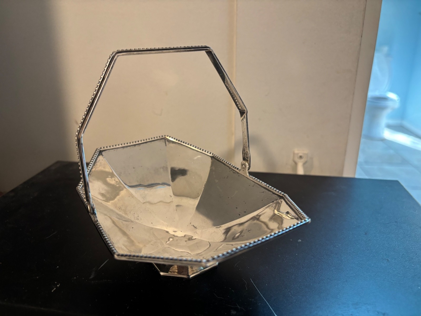 Tiffany Unique Sterling Silver Basket Very Choice Condition 6 1/2 STD Oz