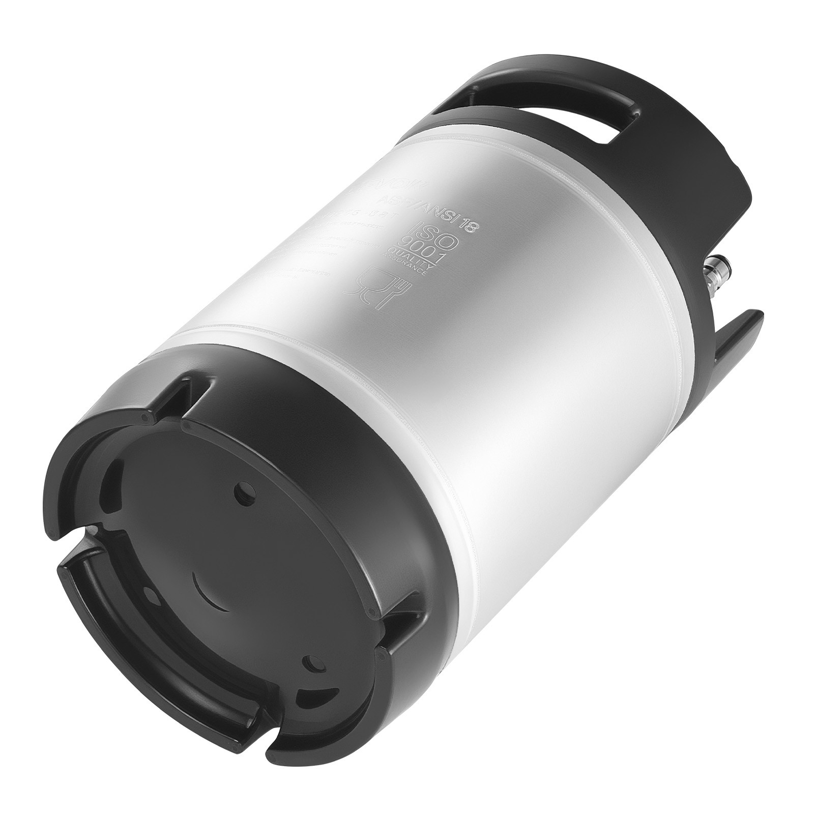 VEVOR Corny Ball Lock Keg 2.5 Gallon Ball Lock Corny Keg Home Brew Kegs 2 PCS