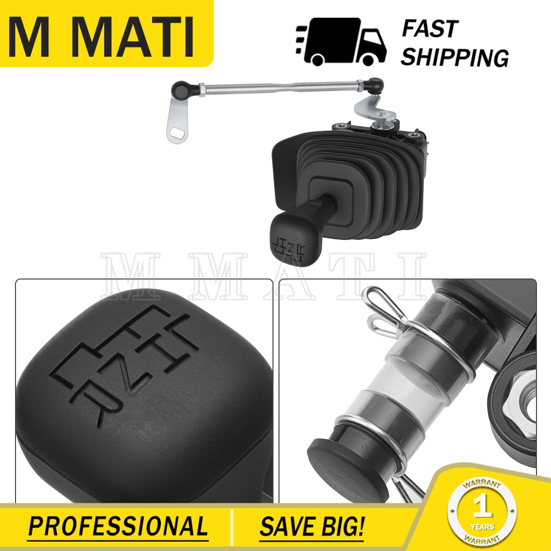 For Yamaha Gear Shifter Assembly With Shift Rod Rhino 450 660 700 YXR 2004-2013