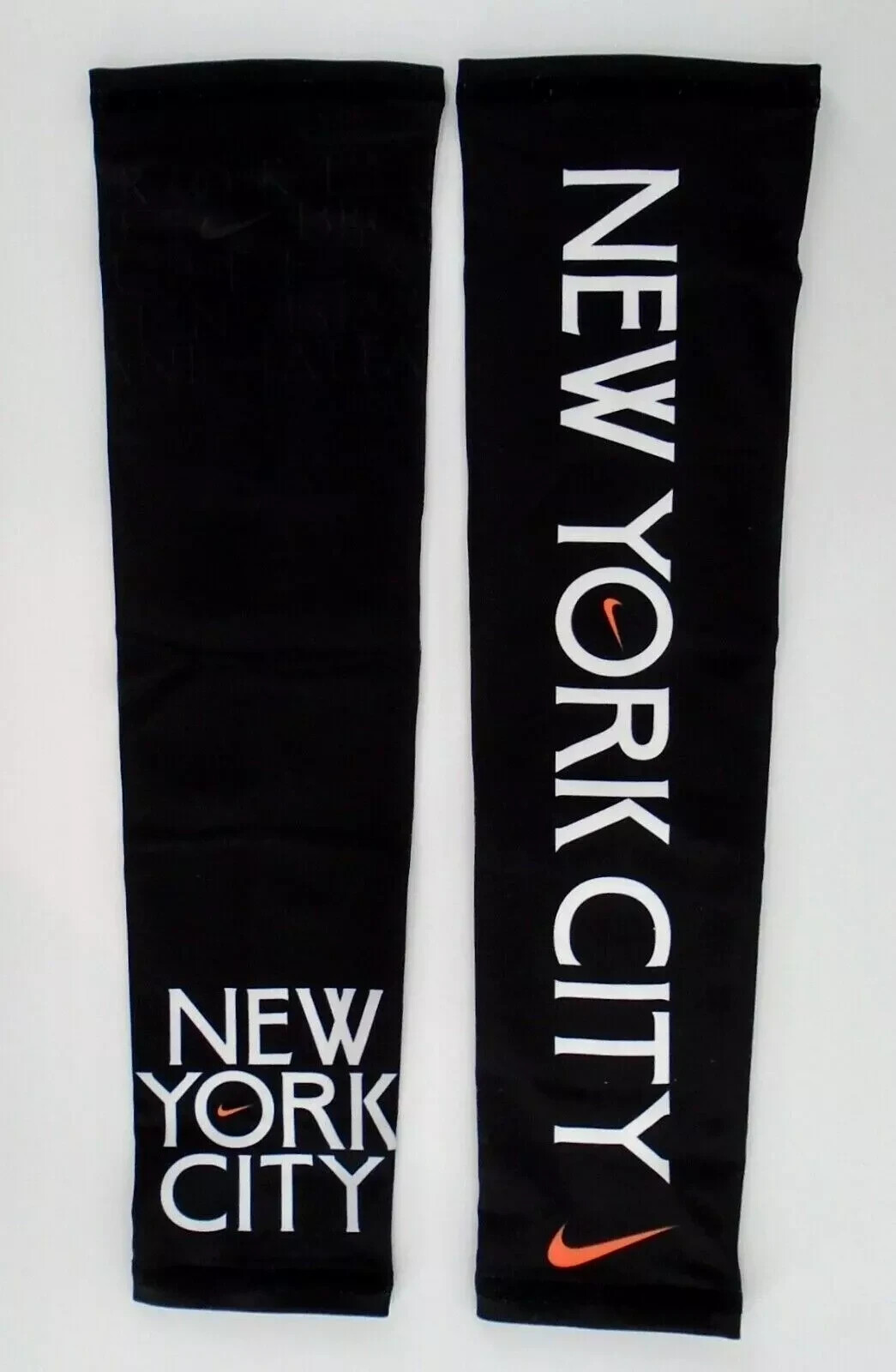 Nike Dri-Fit Running Arm Sleeves Adult L/XL New York City Black