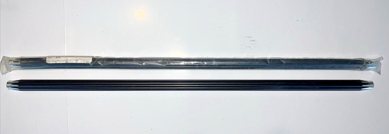 Lot of 2 QuickCar Racing 5/16 Aluminum Scalloped Suspension Tube 21” Long 31-210