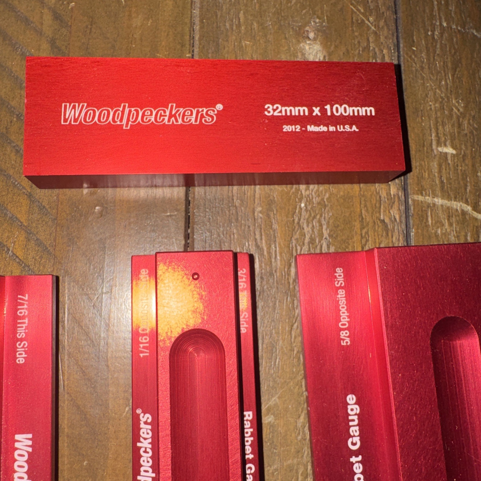 Woodpeckers Rabbet Guage 3+1 Piece Set One TIME Tool Discontinued NEW