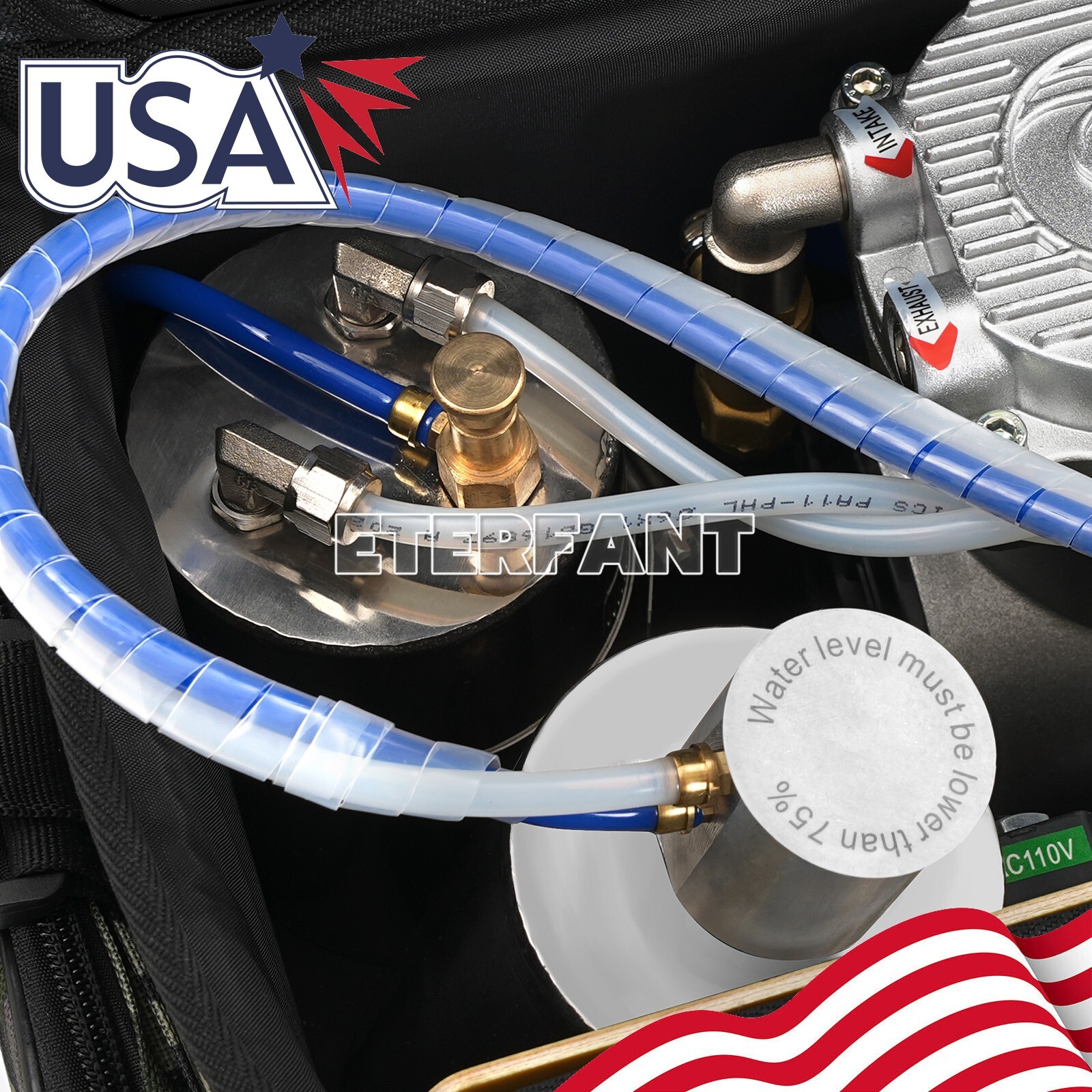 Portable Dental Delivery Unit Bag Air Compressor Suction System 4 Hole BD-401 US