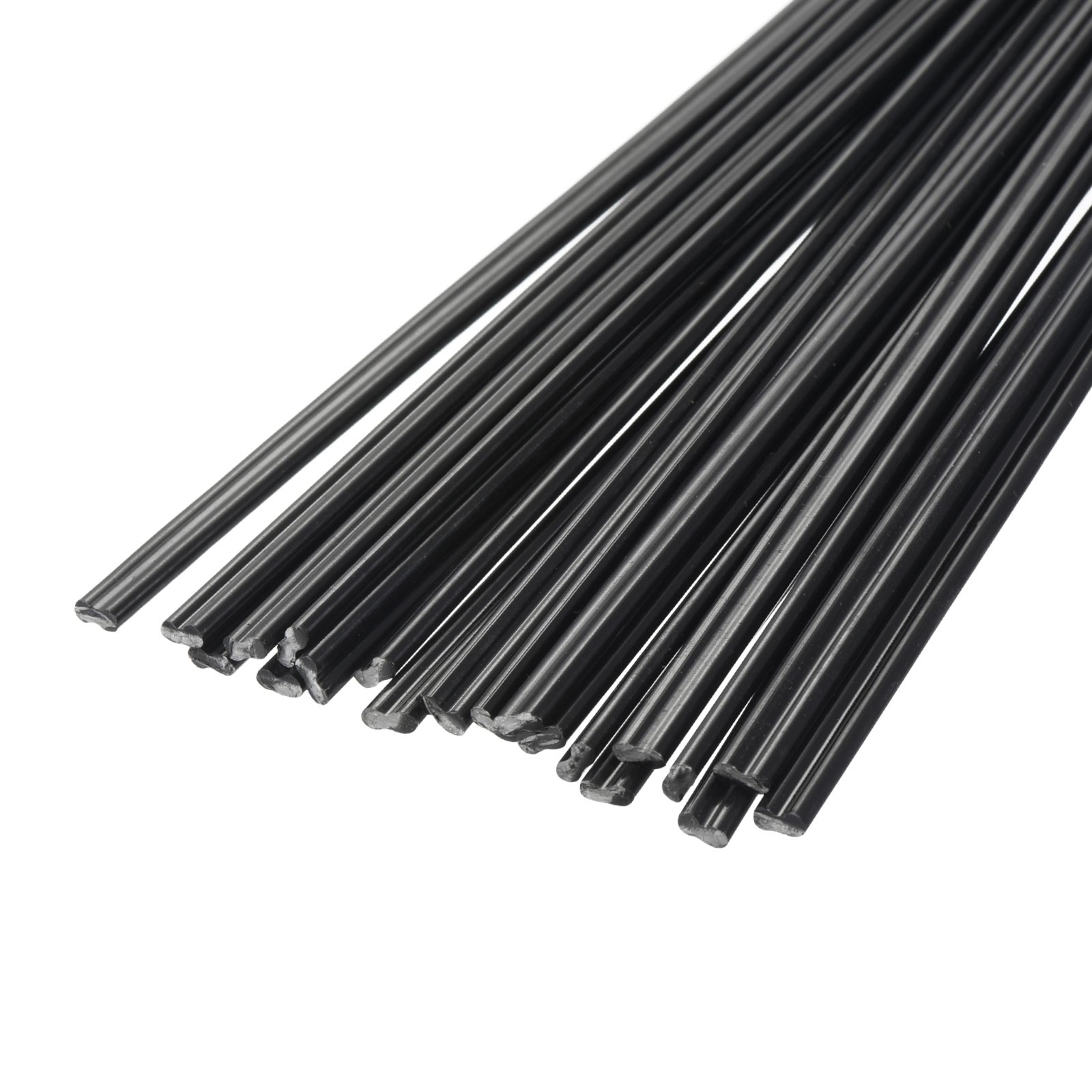20Pcs 8" Plastic Welding Rods ABS Welding Strips for Plastic Welder Black