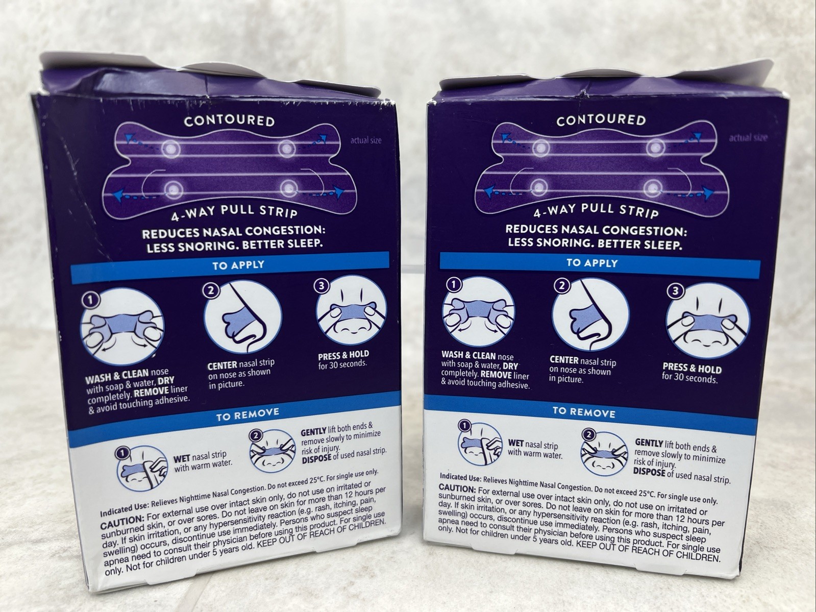 2 Boxes! ZzzQuil Ultra Sleep Nasal Breathe Strips 26ct Ea = 52 Total- Brand New