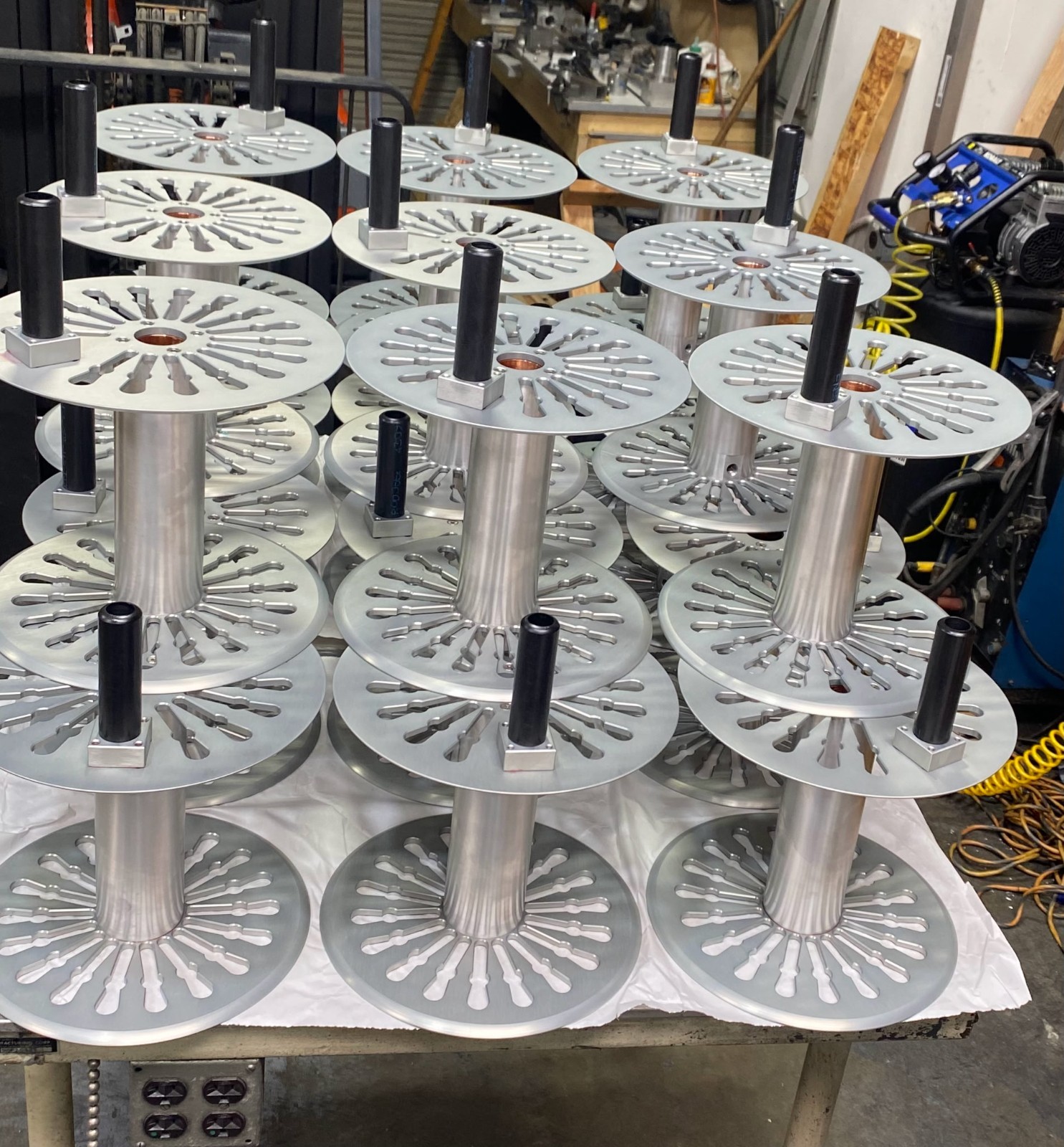 Reel Quality Products DDX1445 Double Stacked Welding Lead Reels **NEW**