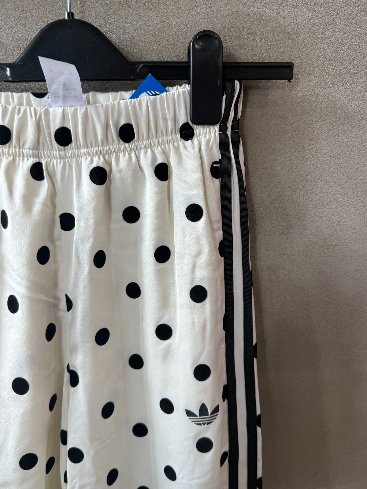 adidas Originals Satin Polka Dot Wide Leg Pants Women Lifestyle AsiaFit KV1168