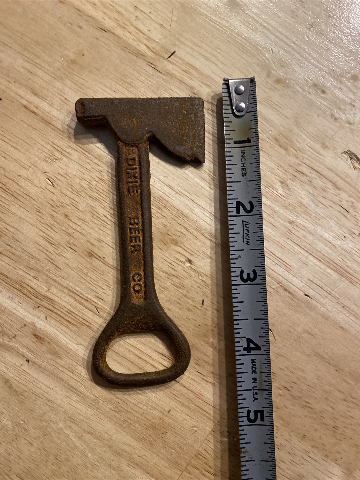 Firefighter Axe Bottle Opener Fireman Fire Department Chief Collector Cast Iron