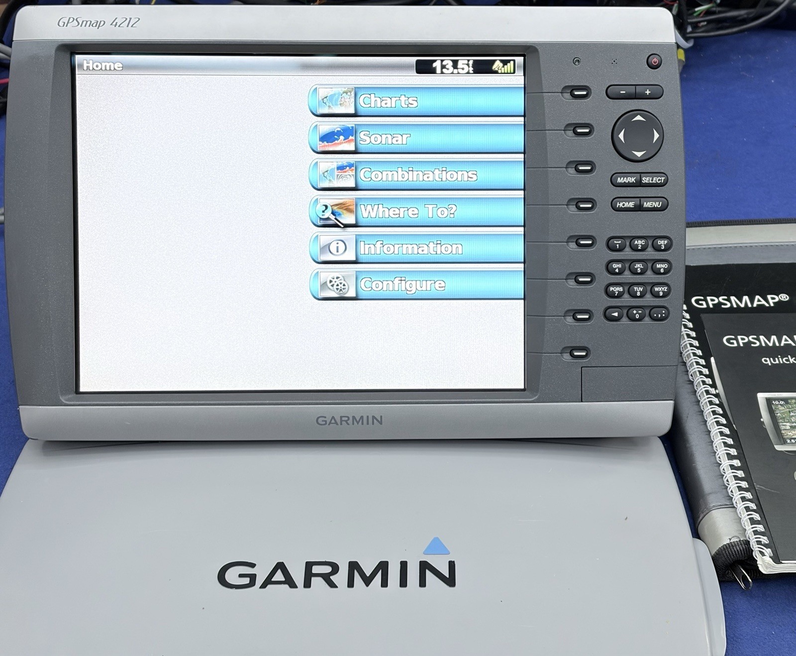 Garmin GPSmap 4212 GPS Chartplotter Multifunction Display W/ Cover- VERY CLEAN!