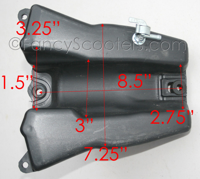 Kayo 125cc TD 125, 125cc TT 125 Dirt bike Fuel Tank with Gas Cap (smaller one)