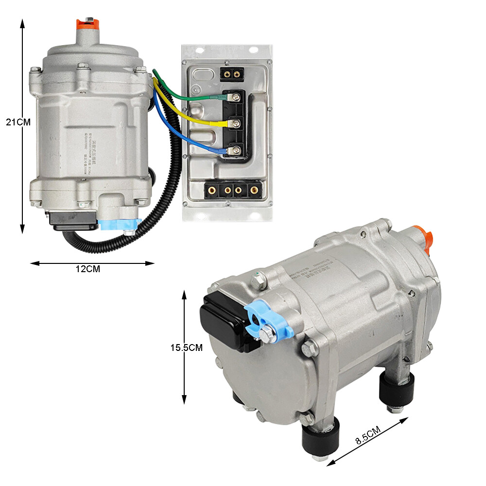 11000 BTU 12V Universal A/C Kit Truck Cab Bus Underdash Air Conditioner 6 Vents