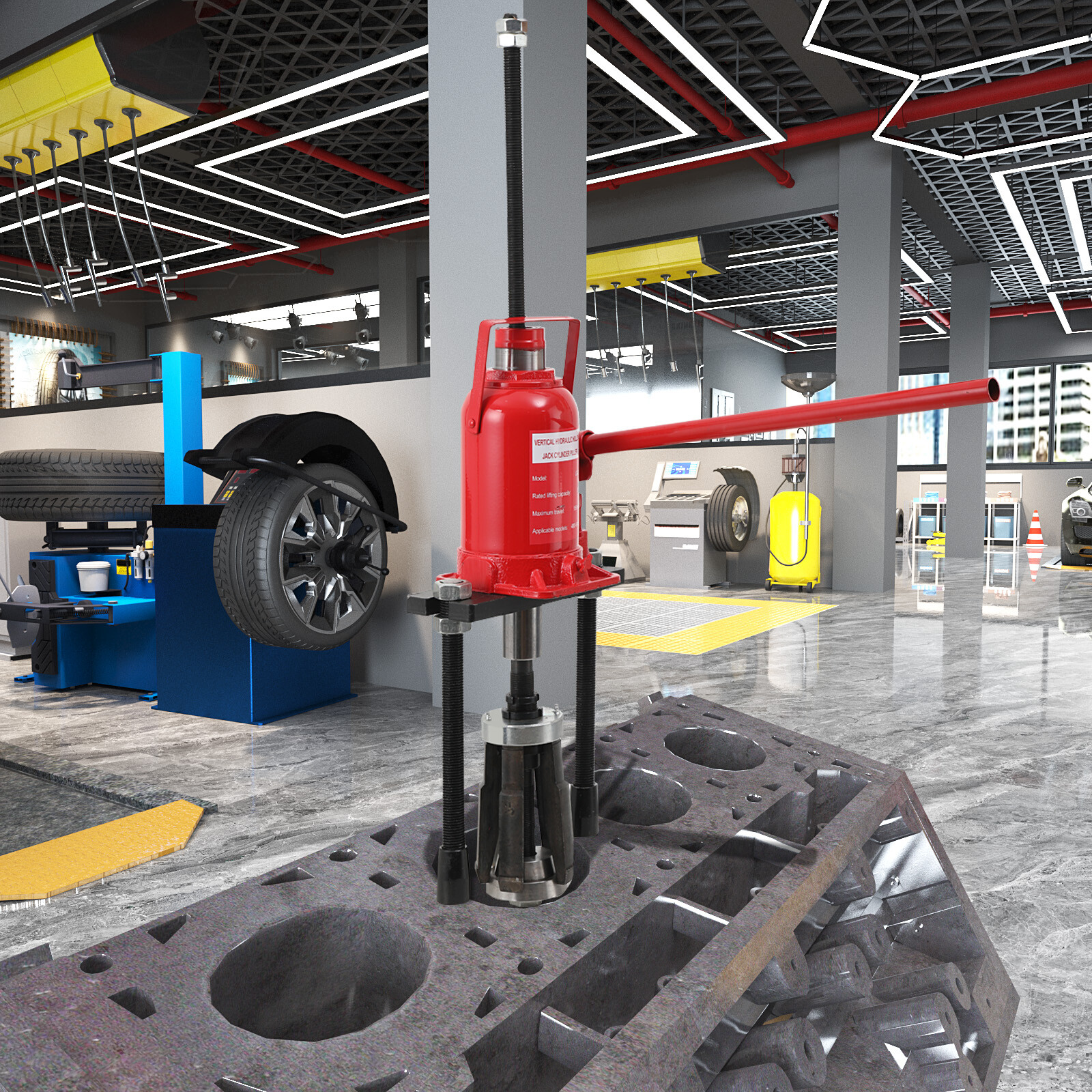 20Ton Cylinder Sleeve Liner Puller Tool Truck Tractor or Automotive Fut Truck