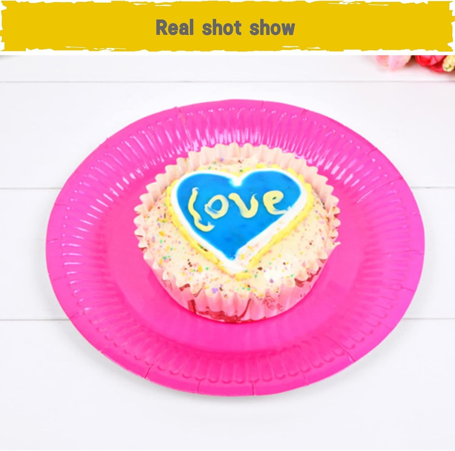 50 Count Heavy-Duty Party Paper Plates in Assorted Colors for All Occasions