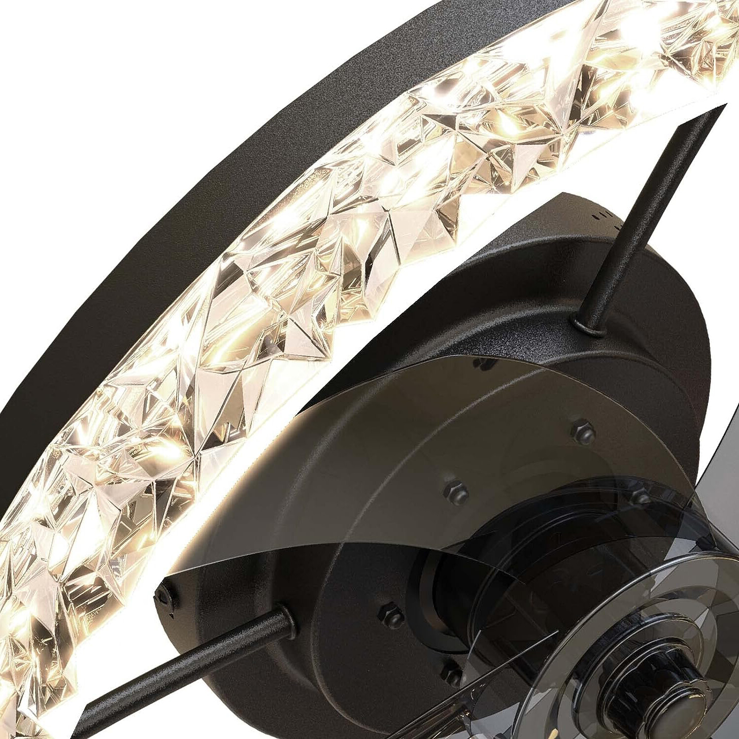 20in Dimmable LED Ceiling Fan with Light, Remote App Control