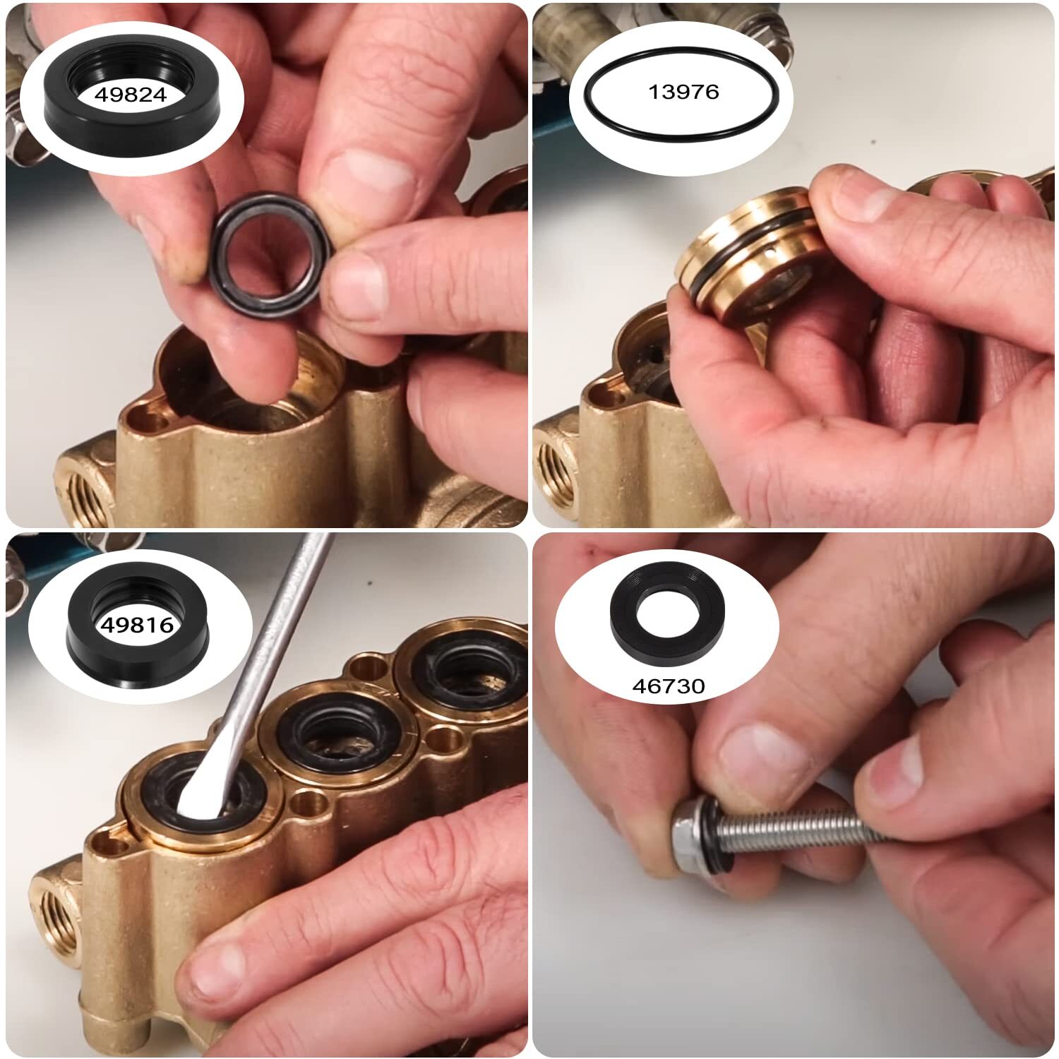 76975 Seal Kit Cat Pump Seal Kit for 4DNX Pumps Model 4DNX25GSI 4DNX27GSI