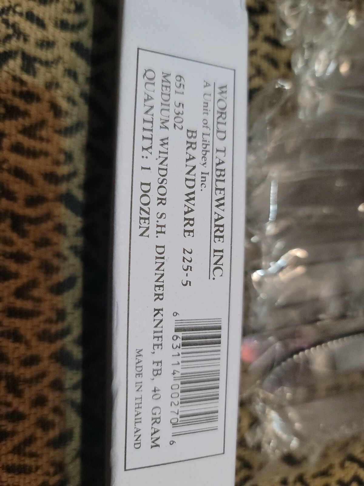 Lot of 12 World Tableware Brandware Stainless Steel Butter Knives.