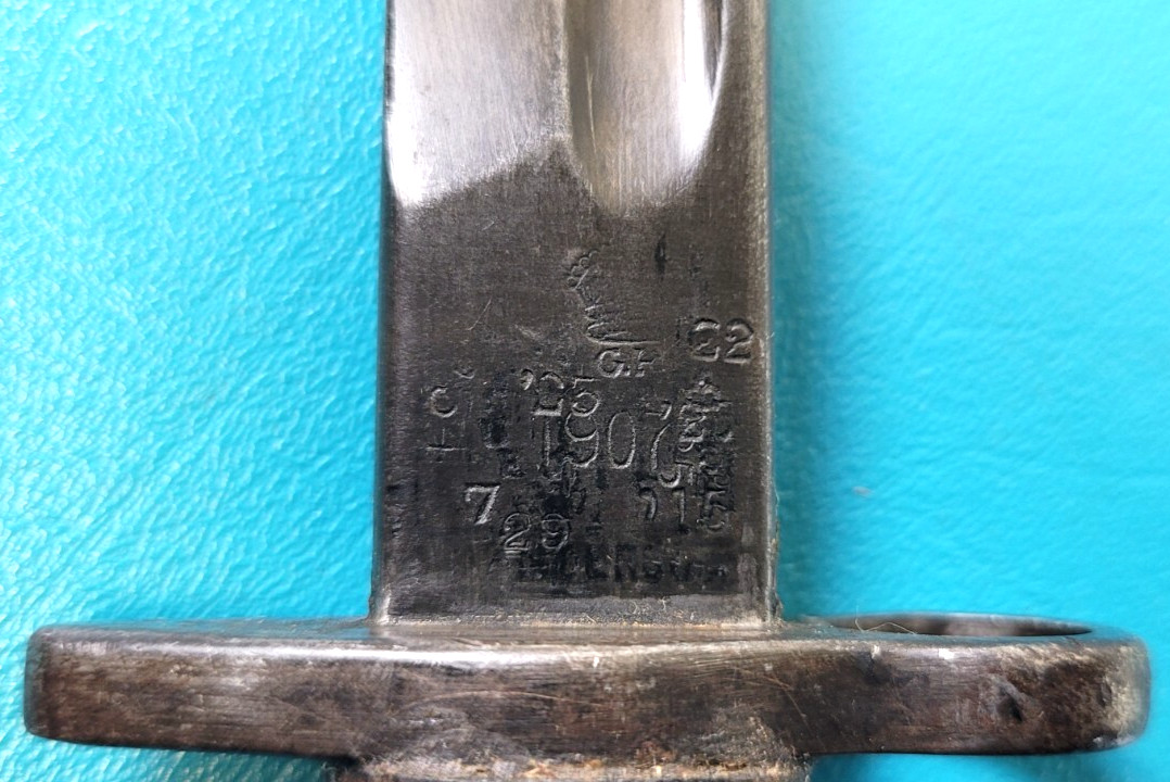 WWI WWII British English Pattern 1907 Rifle Bayonet Knife Sanderson UK TR113
