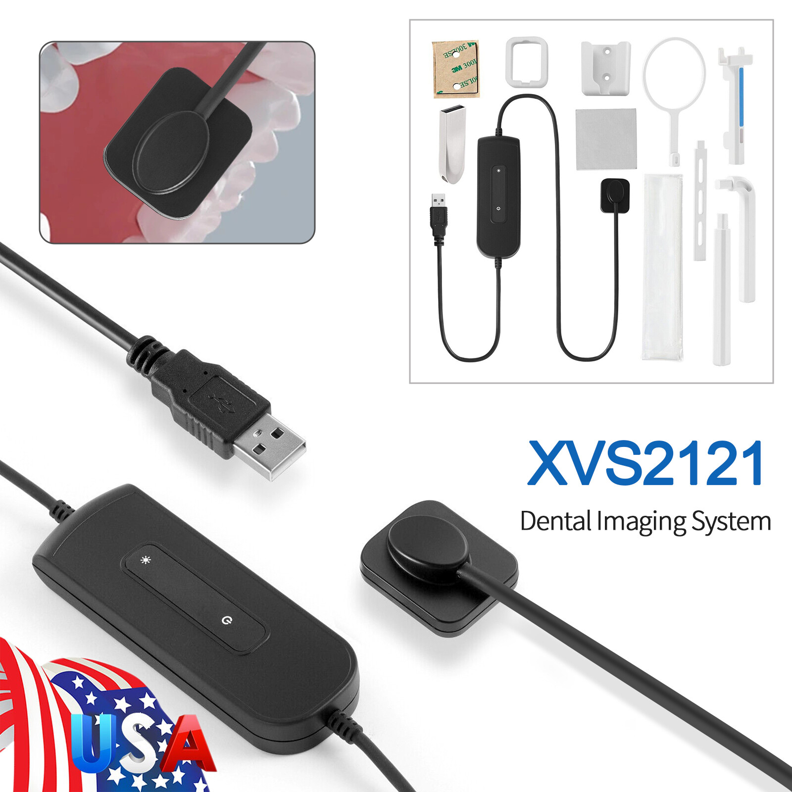 Woodpecke Style Size 1 Dental ray X Image System Digital Ray X Sensor