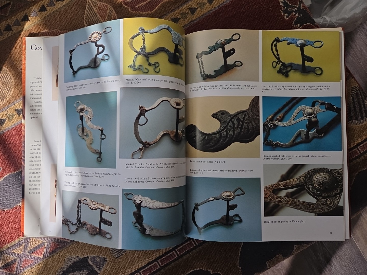 Cowboy Bits and Spurs Joice I. Overton Schiffer Book for Collectors