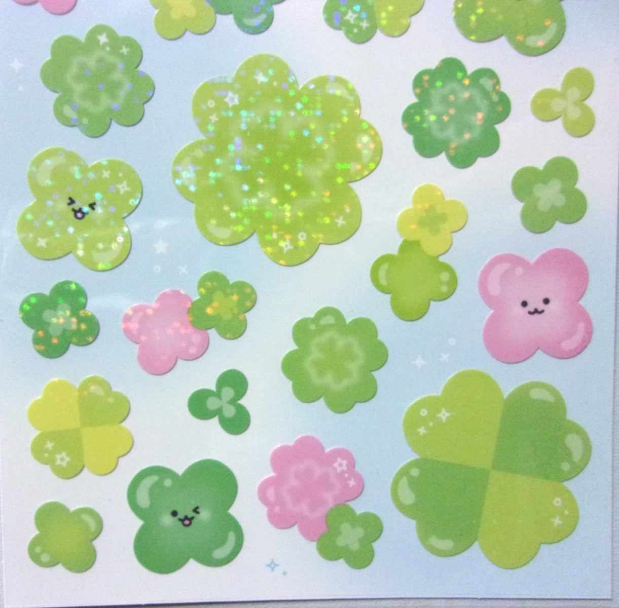 GAIA Clover World Sticker Sheet Made in Japan