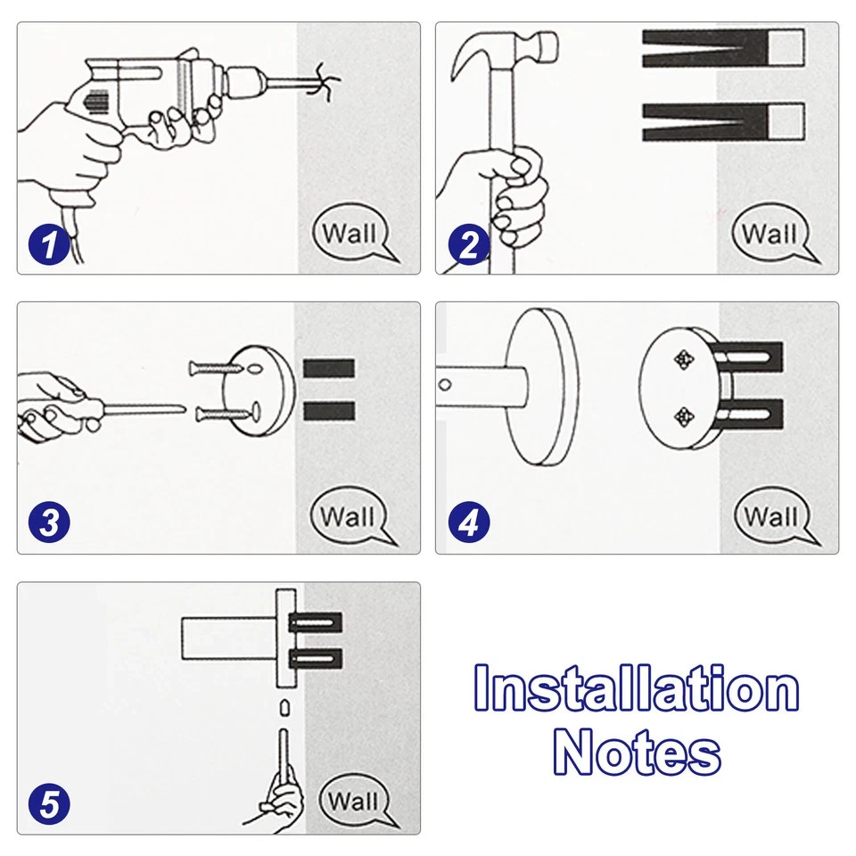 Bathroom Hardware Accessories Set,Stainless Steel Bath Towel Bar Set, Towel Rack