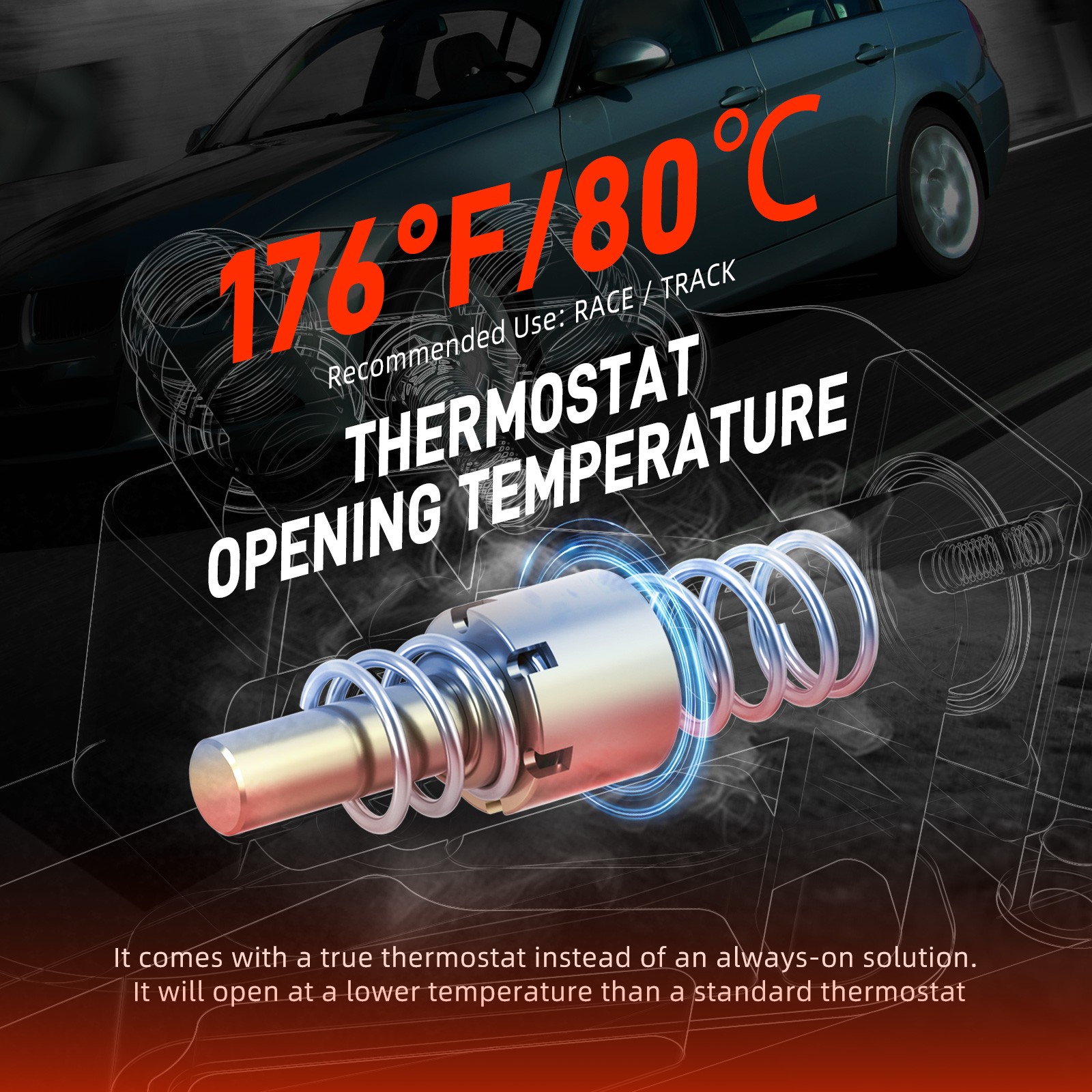 Oil Cooler Thermostat Housing Adapter Upgraded For BMW E90 E92 335i 135i 1M N54