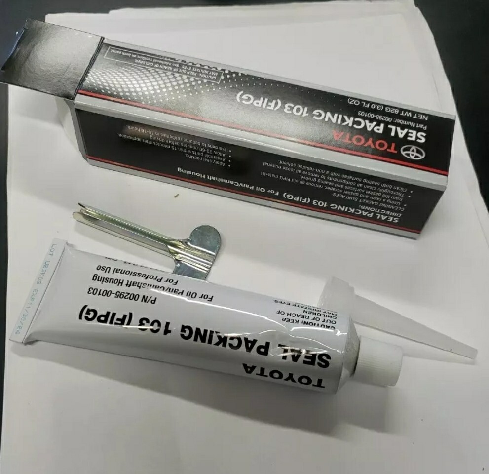 Genuine Toyota Fluid 00295-00103 Formed-in-Place Oil Pan Gasket FIPG 3 oz Tube