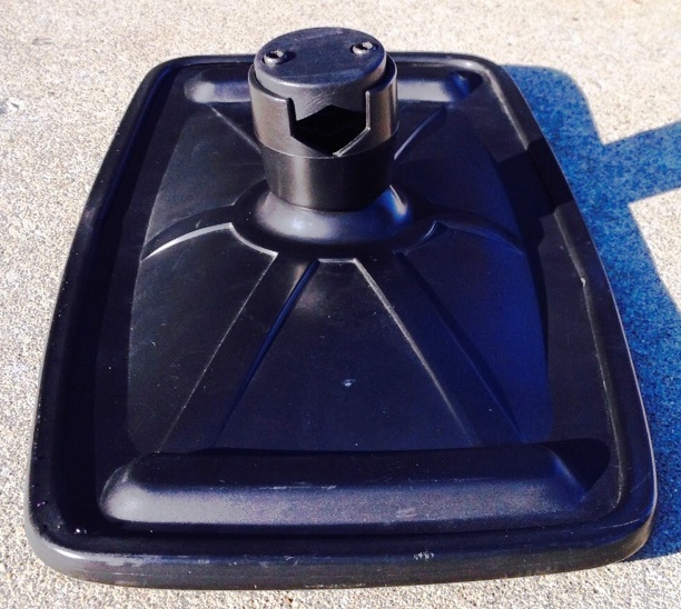 Universal Farm Tractor Mirror, Super Size 9" x 16", Center Clamp Mounting