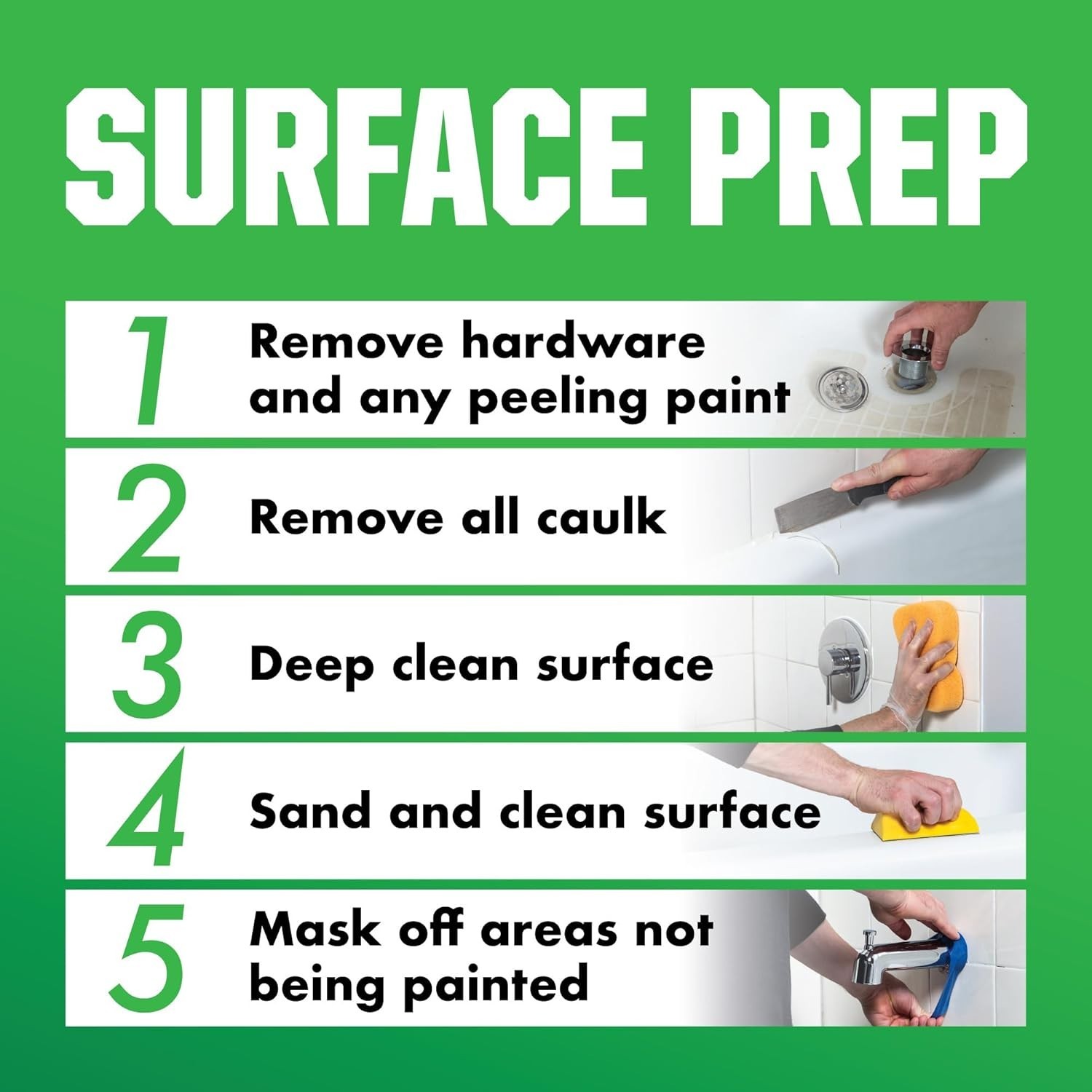 Rust-Oleum 385280 Tub And Tile Refinishing 2-Part Kit, Satin Coastal Fog