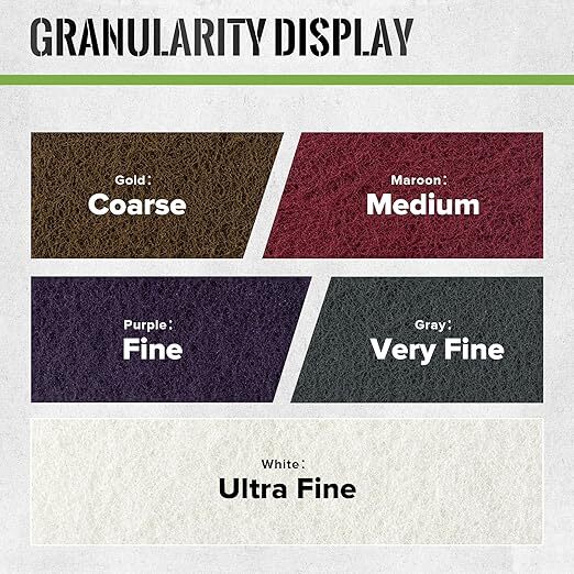 25pcs 6" X 9"/150x230mm Scuff Pads Gold Non-Woven Hand Pad 150 Grit For Cleaning