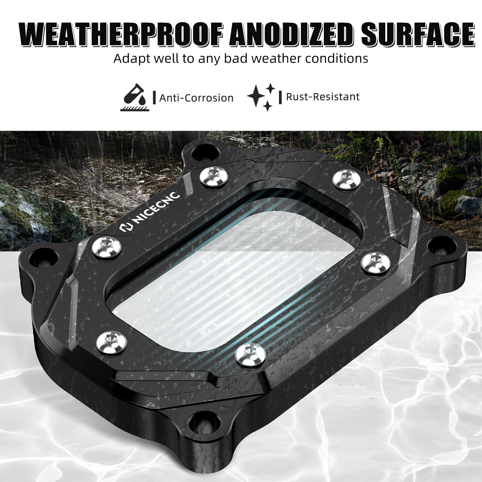 For Yamaha Raptor 700 700R Cylinder Head Side Cover 1S3-11186-00-00 NICECNC